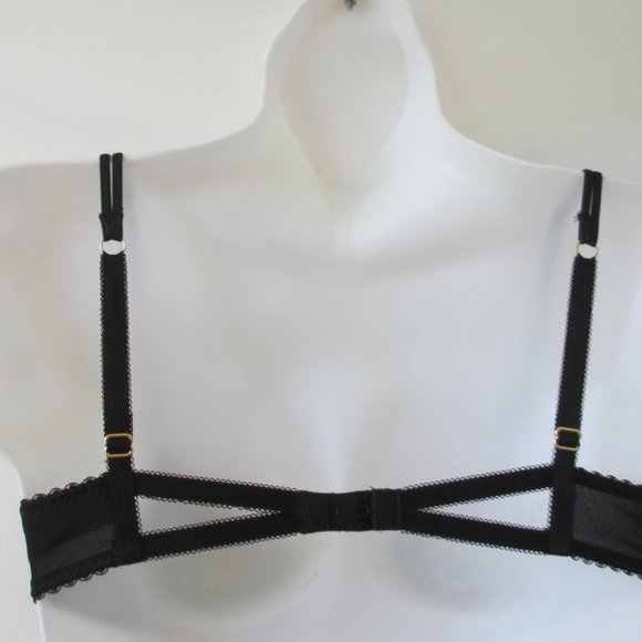 BRA NEW WITHOUT TAG SMART SEXY SIZE 34A BLACK PUSH AP VERY SEXY - Picture 3 of 9